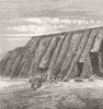 PERU. Chincha Islands. Guano Wo Kings, North Island 1863 old antique print