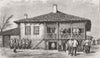 RUSSIA. Russo-Turkish War. Russian Tsars HQ, Poradim 1878 old antique print