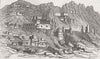TURKEY. The Citadel of Bayazed 1875 old antique vintage print picture