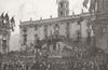 ITALY. moving Garibaldis bust to Capitol, Rome(Roma) 1882 old antique print