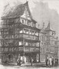 FRANCE. Franco-Prussian War. War. St, Strasbourg 1870 old antique print