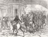 BULGARIA. April Rising. Turks, Philippopolis Bazaar 1876 old antique print