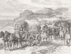 SERBIA. Journey from Belgrade to Uscicza 1876 old antique print picture