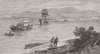 BULGARIA. April Uprising. Danube, nr Vidin 1876 old antique print picture