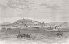 SERBIA. Belgrade, from Semlin 1876 old antique vintage print picture