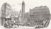 ITALY. market, Padua-From Landscape Annual, 1880 1872 old antique print
