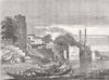 INDIA. Indian Mutiny. View on the Ganges 1857 old antique print picture