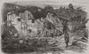 1857 old antique vintage print picture