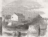 CALIFORNIA. California. Fremont Hotel, San Francisco 1850 old antique print