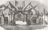 INDIA. Mansion, Sans Souci, Mumbai, Lord Elphinstone 1859 old antique print