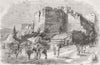 ALGERIA. French Rule, Algeria. Wall of Algiers 1858 old antique print picture