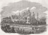 INDIA. Indian Mutiny. The Imaumbarra, Lucknow 1858 old antique print picture