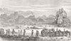 SOUTH AFRICA. 9th Xhosa War. Rd to Ft Weber 1878 old antique print picture