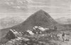 TURKEY. Tomb of Alyattes, or Bin Tepe, Sardis 1878 old antique print picture