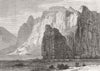 AFGHANISTAN. Zohak Castle, Bamian, Irak Rd to Kabul 1878 old antique print
