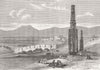 AFGHANISTAN. Afghan War. Ft & Citadel of Ghuzni 1878 old antique print picture