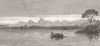 MOZAMBIQUE. The Morrumbala Marsh, East Africa 1878 old antique print picture