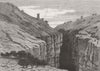 AFGHANISTAN. Watch Tower in the Khyber Pass 1878 old antique print picture