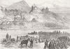BOSNIA. Austrian Troops Crossing Bosna at Maglai 1878 old antique print
