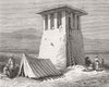 PAKISTAN. Outlook House, near the Khyber Pass 1878 old antique print picture