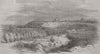 RUSSIA. Crimean War. Taganrog on the Sea of Azof 1855 old antique print