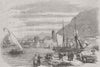 UKRAINE. Crimean War. View of Kerch 1855 old antique vintage print picture