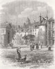 FRANCE. Inside Sedan c1880 old antique vintage print picture