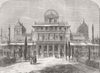INDIA. The Kaiserbagh(King's Palace), Lucknow 1859 old antique print picture