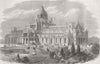 NETHERLANDS. The Palace of Industry at Amsterdam 1861 old antique print