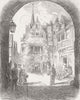 GERMANY. Rendsburg 1850 old antique vintage print picture