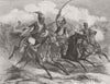TURKEY. Crimean War. Bashi-Bazouks 1855 old antique vintage print picture