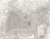 TURKEY. Crimean War. Plan of Istanbul & its Suburbs 1856 old antique map chart