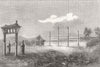 CHINA. The Tombs of The Chinese Emperors, Ningbo 1857 old antique print