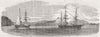 FINLAND. Shelling of Bomarsund; Hecla; Valorous 1854 old antique print picture