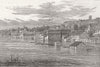 TENNESSEE. Floods. Front St, Clarksville 1874 old antique print picture