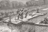 GERMANY. A timber shoot in Bavaria 1879 old antique vintage print picture