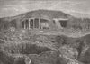 UKRAINE. Russian General's hut, Redan 1856 old antique vintage print picture