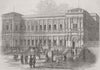 FRANCE. Hotel of Minister for Foreign Affairs, Paris 1856 old antique print