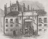 FRANCE. Hotel of Russian Embassy, Paris 1856 old antique vintage print picture