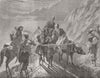 TURKEY. Lake Sivan, Neighbourhood of Kars 1856 old antique print picture