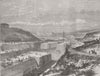 UKRAINE. Dockyards, Sevastopol 1856 old antique vintage print picture