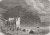 ALGERIA. Fort of Abd-El-Kader on the coast 1856 old antique print picture