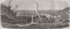 EGYPT. Suez Canal. Lake Timsah 1856 old antique vintage print picture