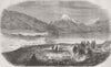 GREENLAND. Digging for Cryolite, Evigtok 1856 old antique print picture