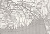 BANGLADESH. Ganges & Brahmaputra, flooded by Cyclone 1876 old antique