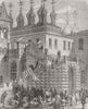 RUSSIA. Alexander II. Church of St Saviour, Moscow 1856 old antique print