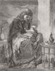 EGYPT. The first-born 1862 old antique vintage print picture