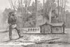 FRANCE. Château de St-Cloud. Prince's Toy-Railway 1879 old antique print