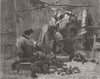 FINLAND. Fisherman's hut in Lapland 1862 old antique vintage print picture
