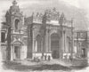TURKEY. Sultan's Palace of Dolmabaghdsche, Bosphorus 1853 old antique print